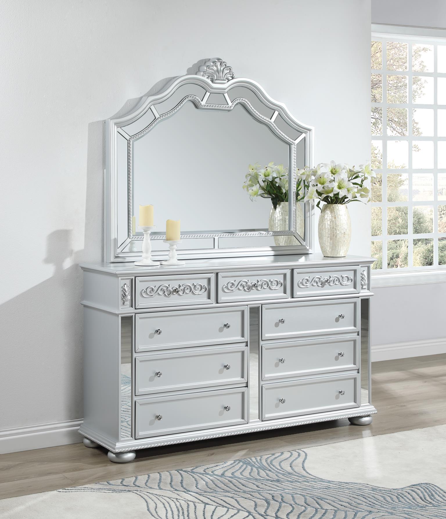 GRAY DRESSER view 2