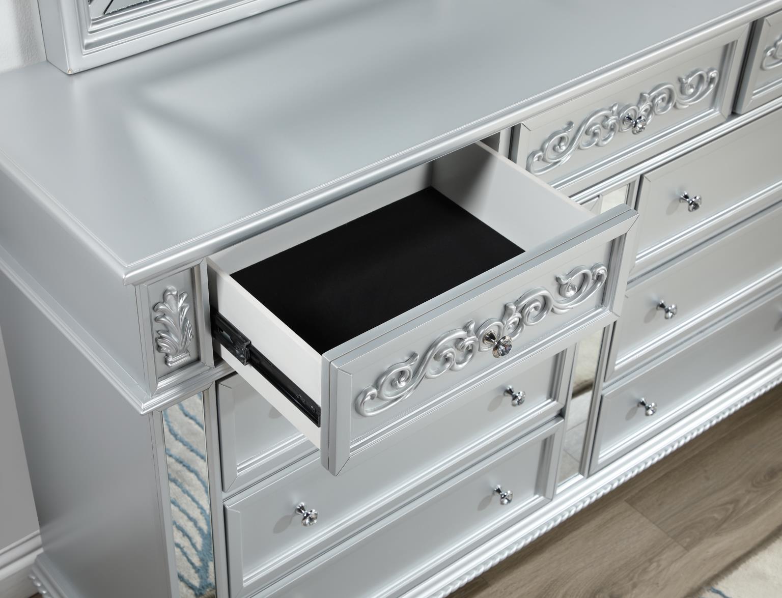 GRAY DRESSER view 3