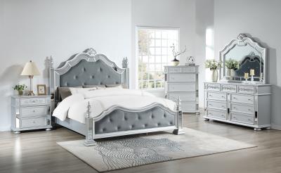 QUEEN BED-DRESSER-MIRROR