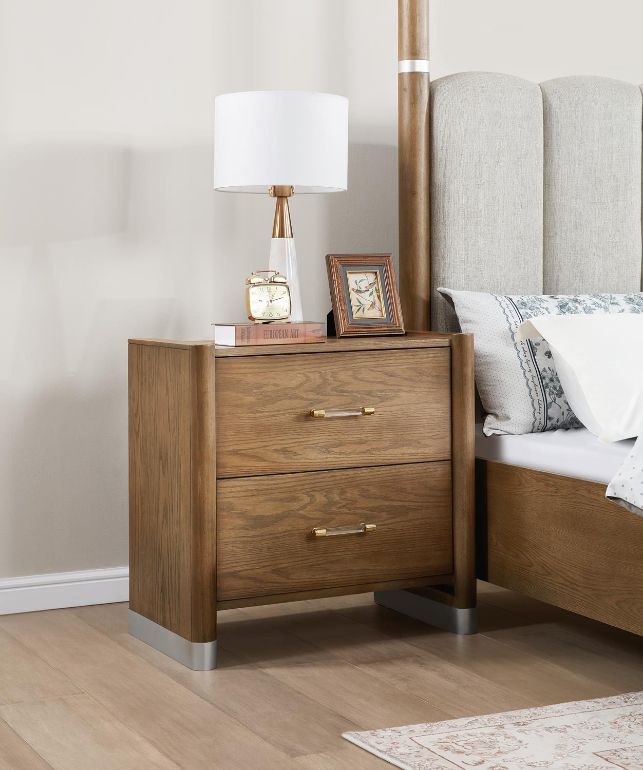 KING BED-DRESSER-MIRROR view 6