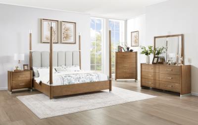 QUEEN BED-DRESSER-MIRROR