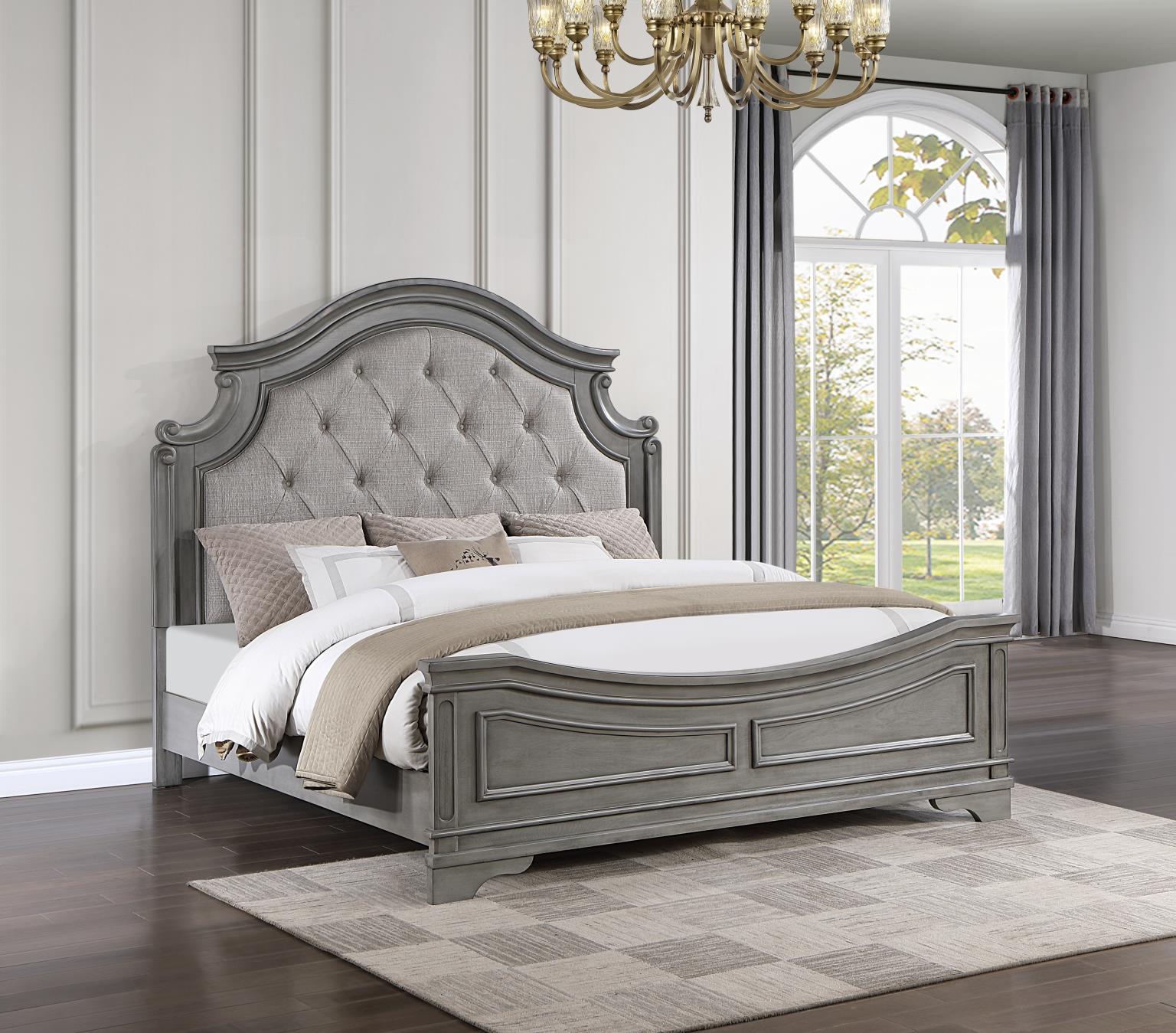 GRAY RUSTIC DRESSER view 3