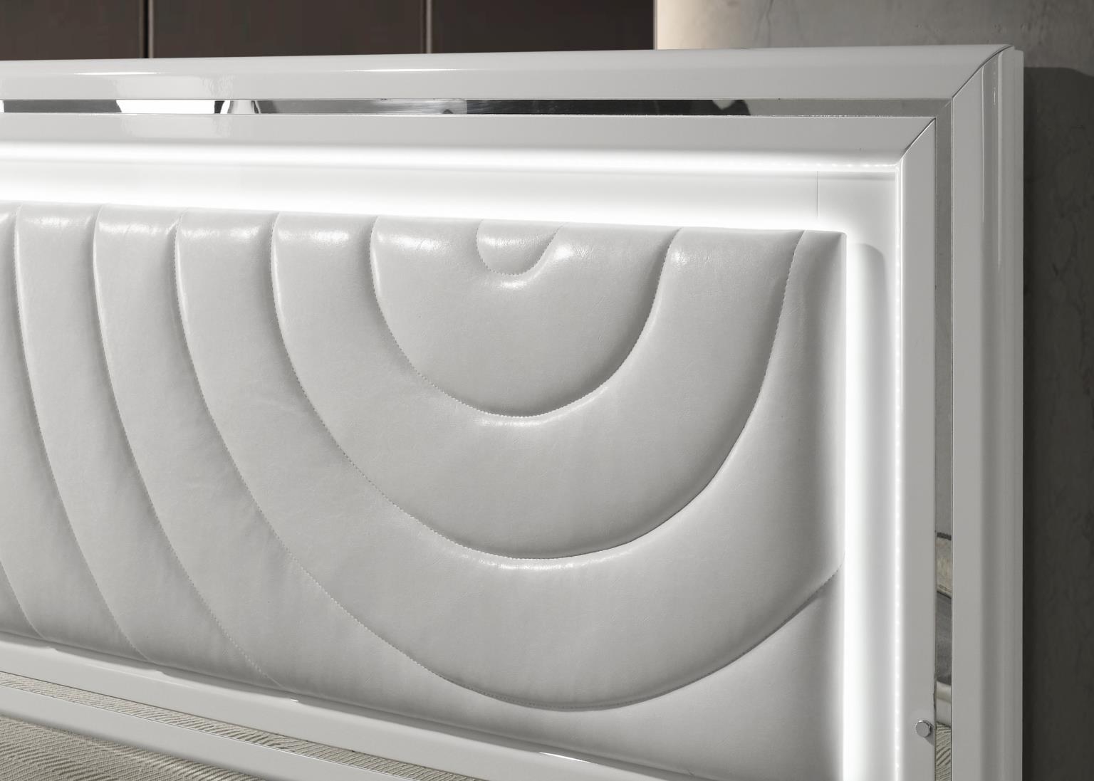 WHITE BEVEL MIRROR view 7