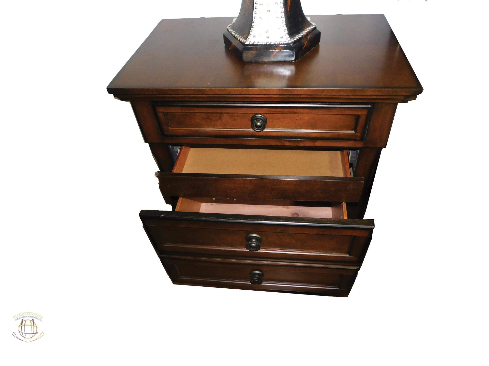 Dresser, Mirror and Queen Bed view 3