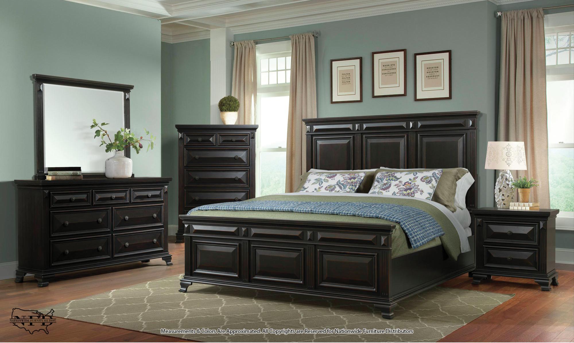 Dresser, Mirror and Queen Bed