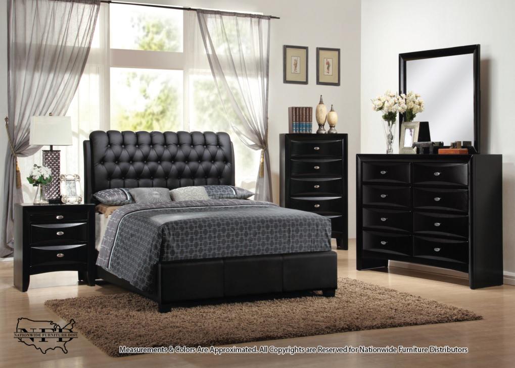 Dresser, Mirror and Queen Bed