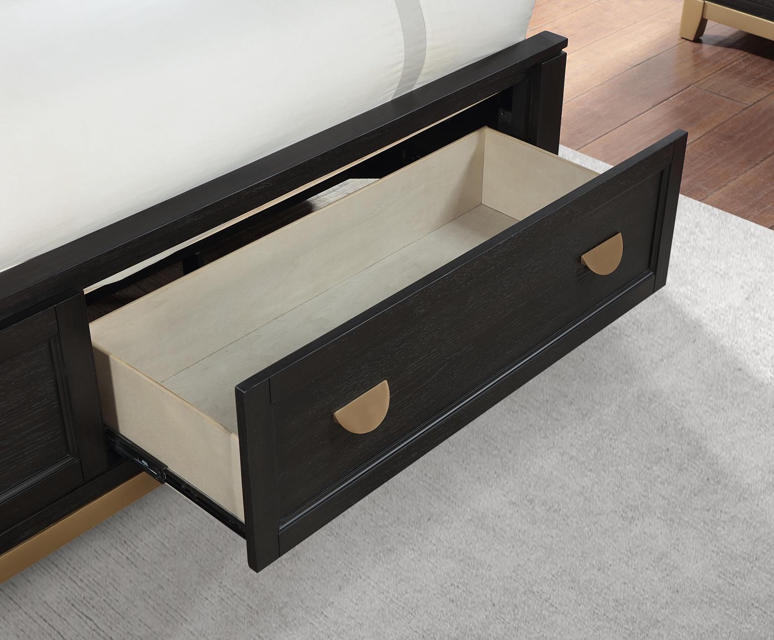 QUEEN BED FRAME - DRESSER - MIRROR - CHEST - NIGHTSTAND view 6