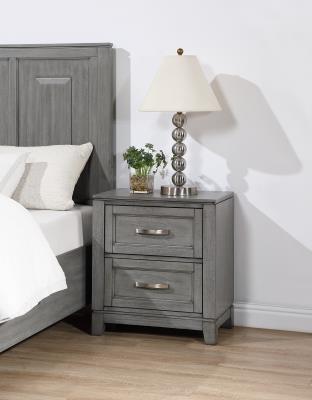 GRAY NIGHT STAND