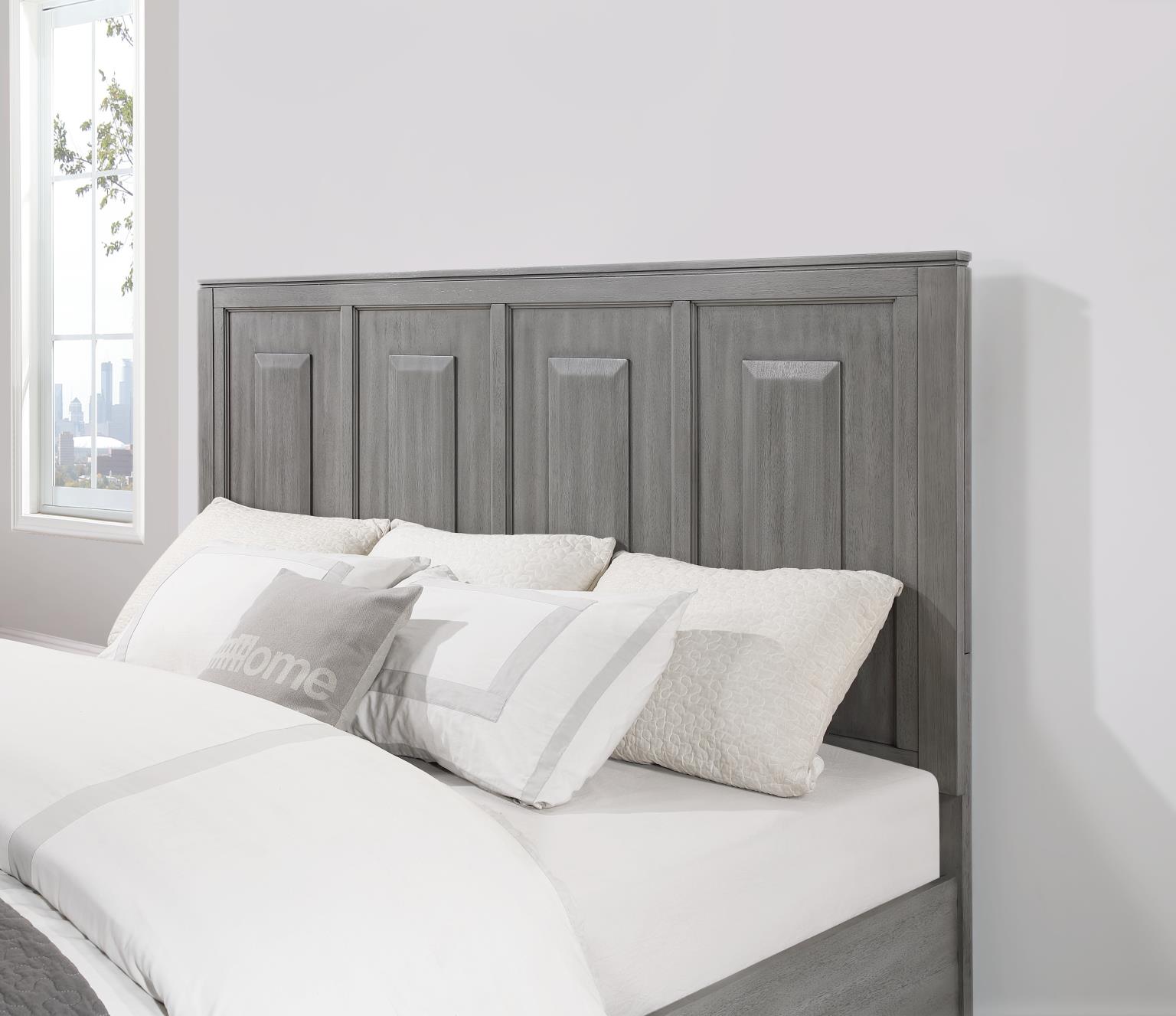 QUEEN BED-DRESSER-MIRROR view 4