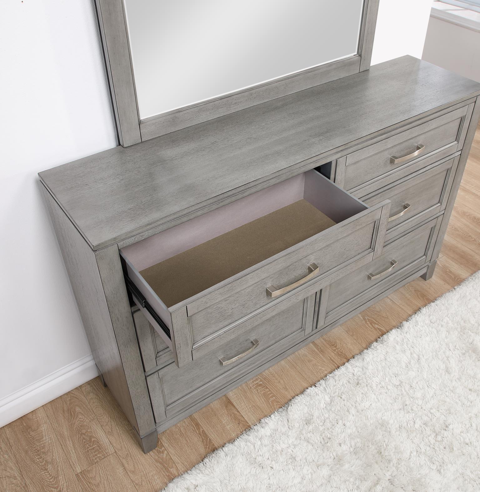 GRAY QUEEN BED view 6
