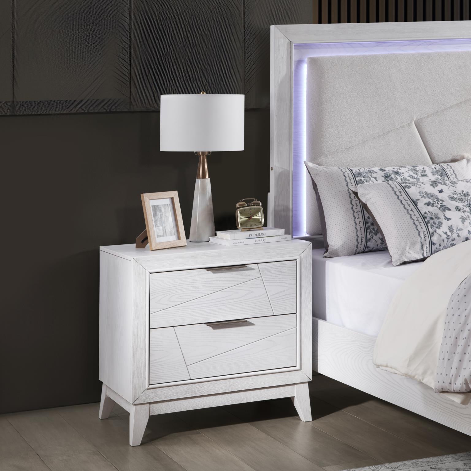 KING BED FRAME - DRESSER - MIRROR - CHEST - NIGHTSTAND view 6