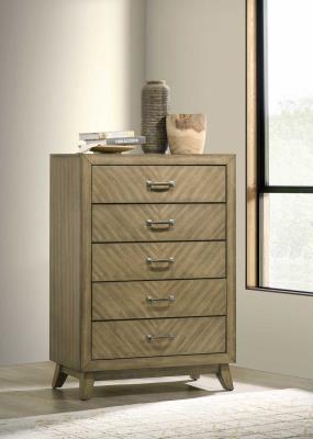 ANTIQUE GRAY CHEST