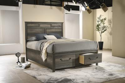 ASH GRAY KIING BED