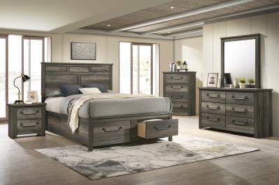QUEEN BED-DRESSER-MIRROR