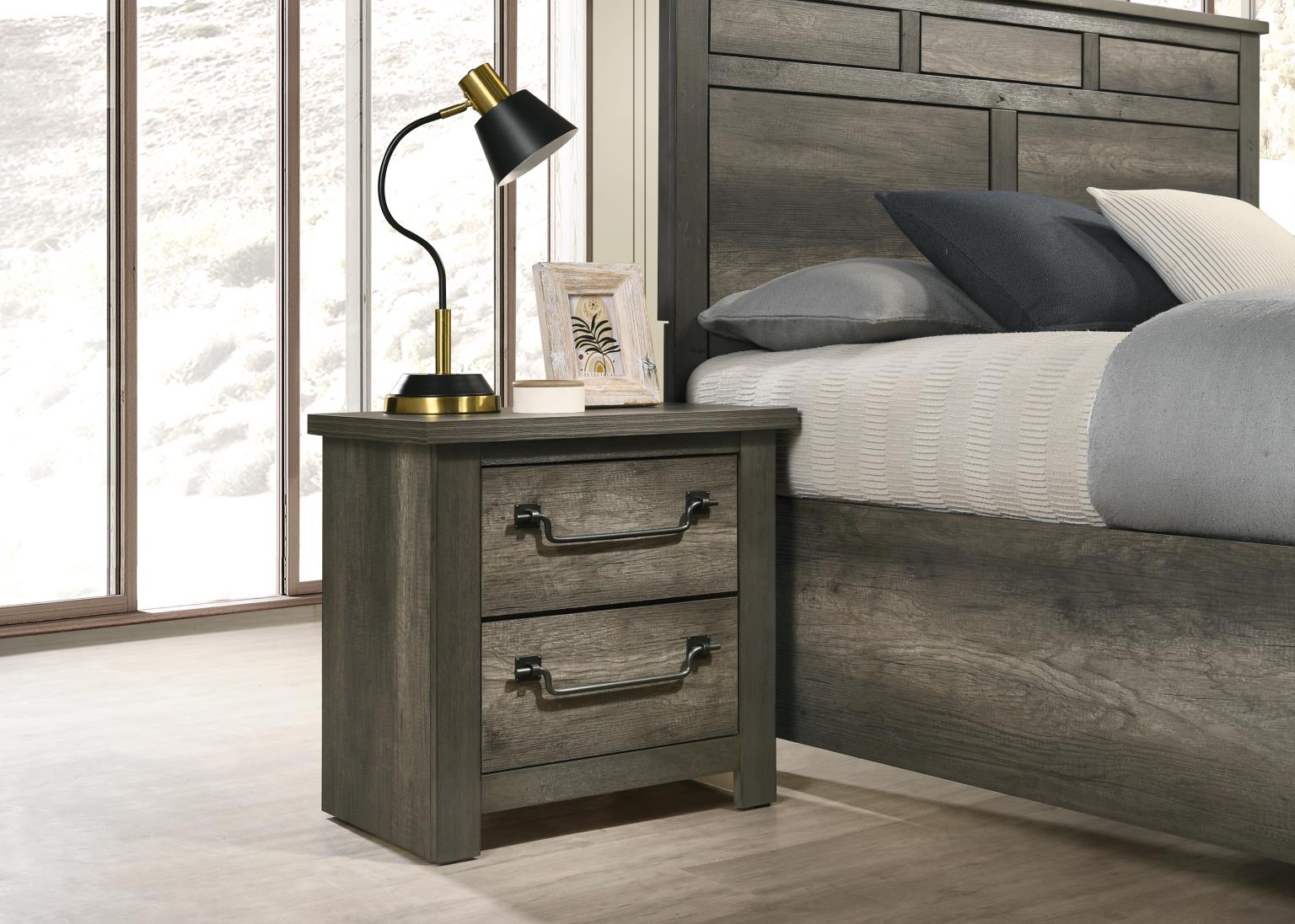 ASH GRAY QUEEN BED view 5