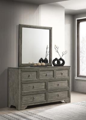 ANTIQUE GRAY MIRROR