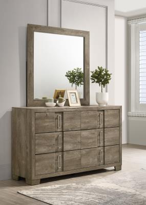 WEATHERED OAK DRESSER