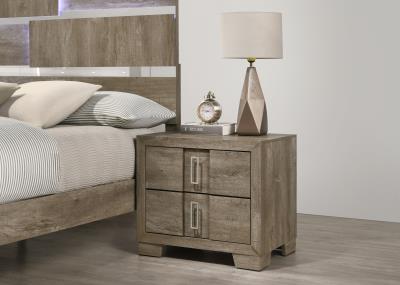 WEATHERED OAK NIGHTSTAND