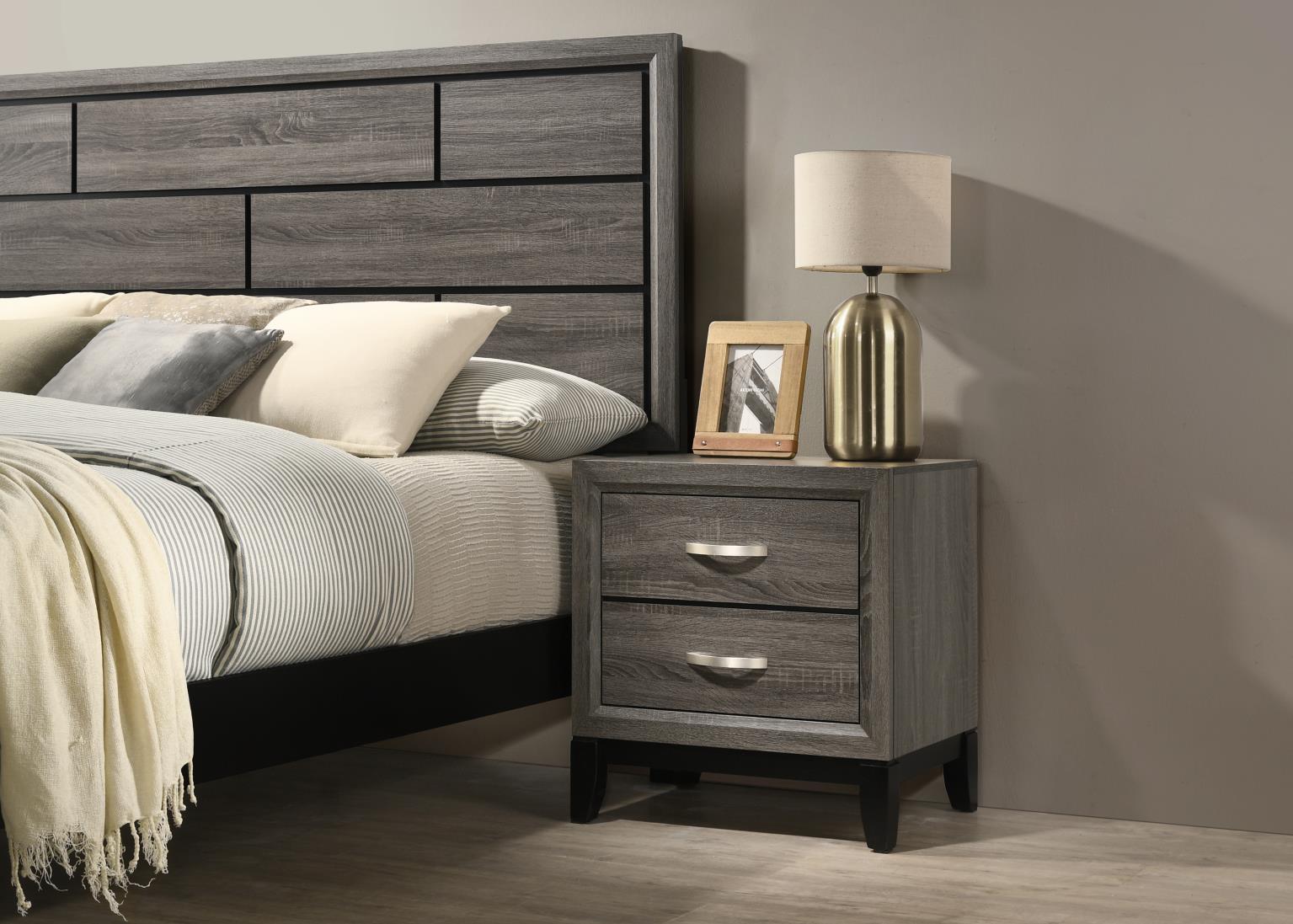 KING BED FRAME - DRESSER - MIRROR - CHEST - NIGHTSTAND view 6
