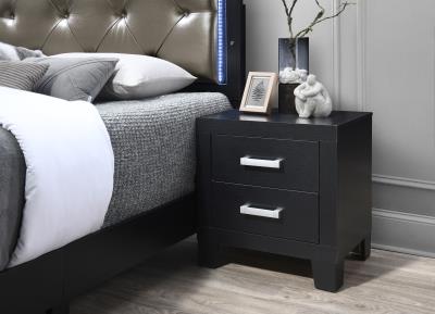 BLACK NIGHTSTAND