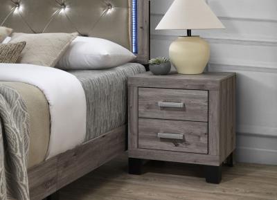 WHITE WASH NIGHTSTAND