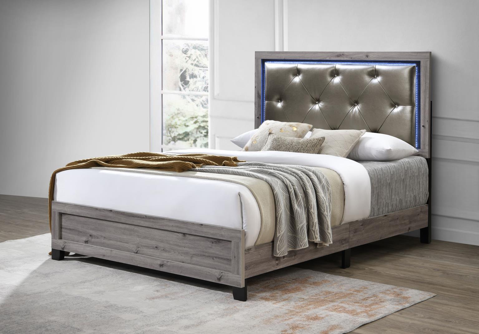 QUEEN BED FRAME - DRESSER - MIRROR - CHEST - NIGHTSTAND view 3