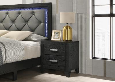 BLACK NIGHTSTAND