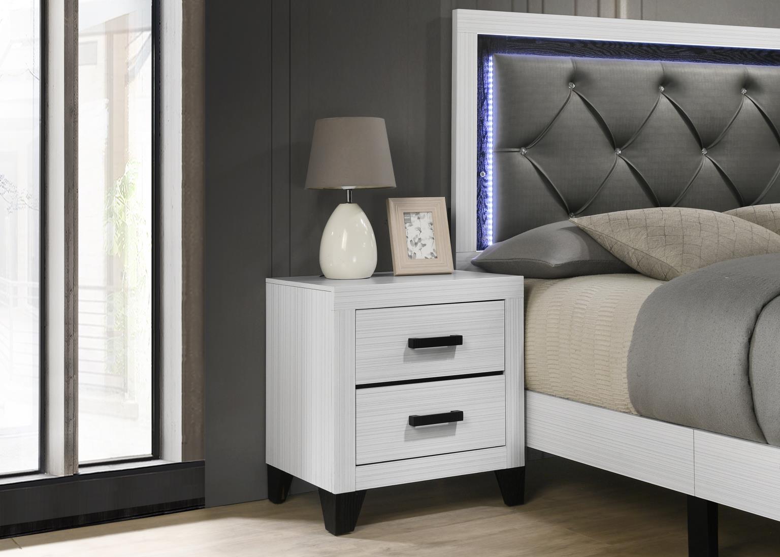 WHITE NIGHTSTAND view 2