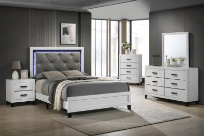 QUEEN BED-DRESSER-MIRROR