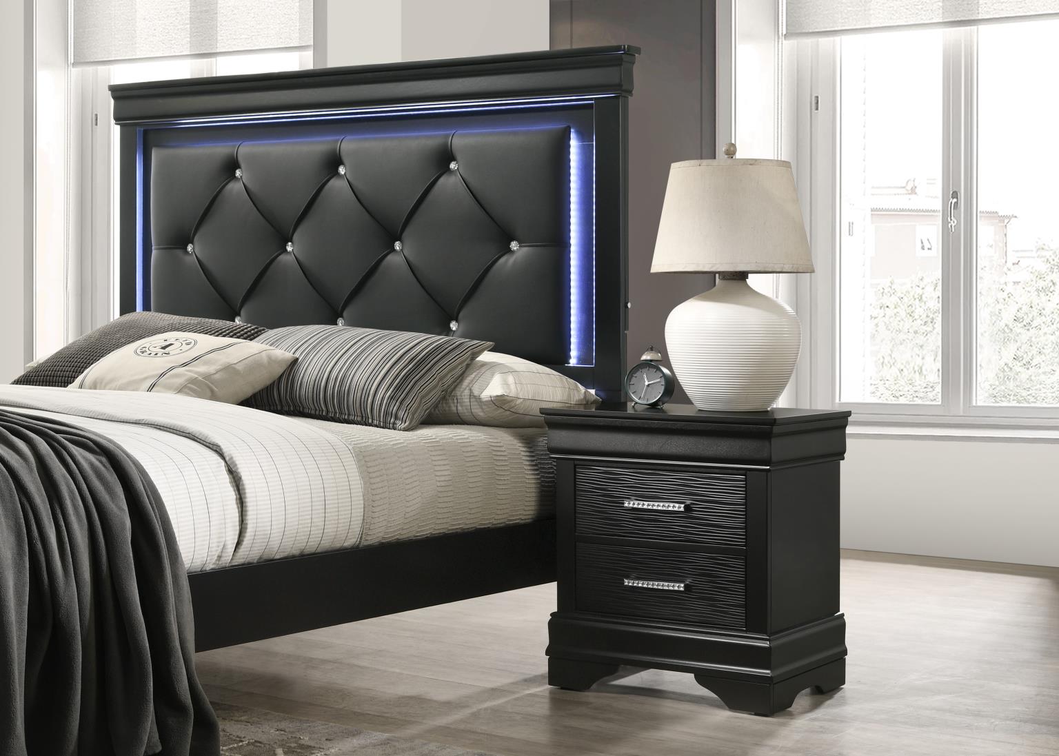 BLACK NIGHT STAND view 2