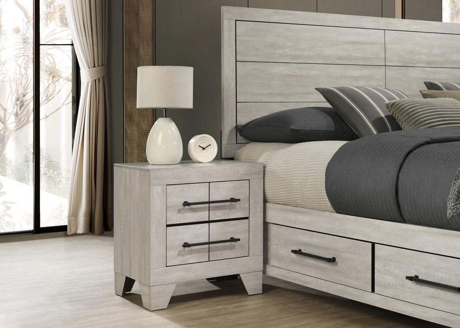 QUEEN BED-DRESSER-MIRROR view 6