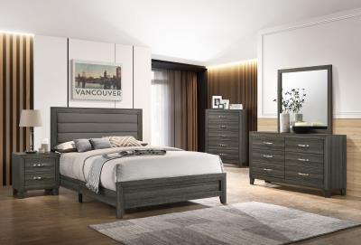 DARK GRAY NIGHTSTAND — Decor