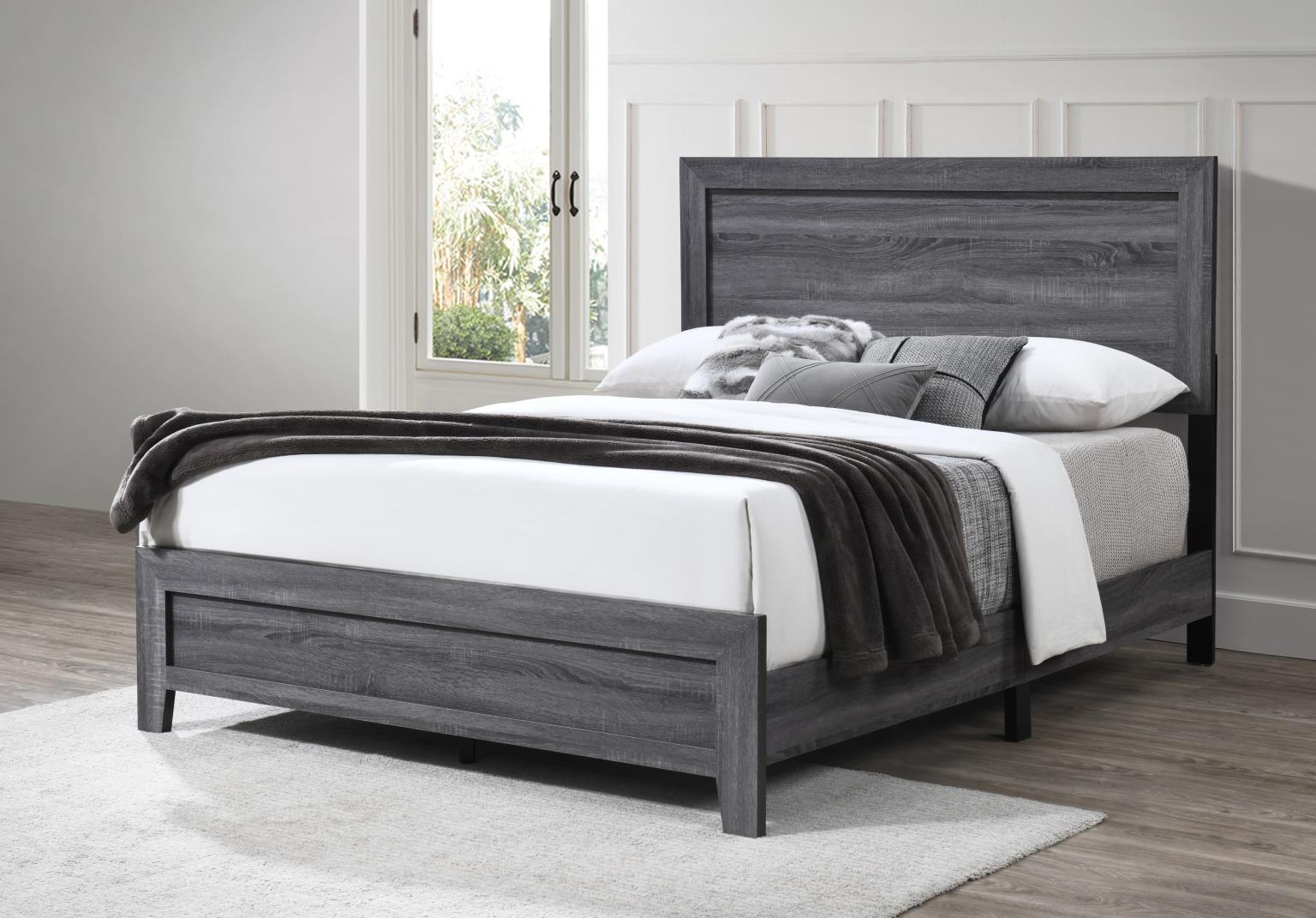 KING BED-DRESSER-MIRROR view 3