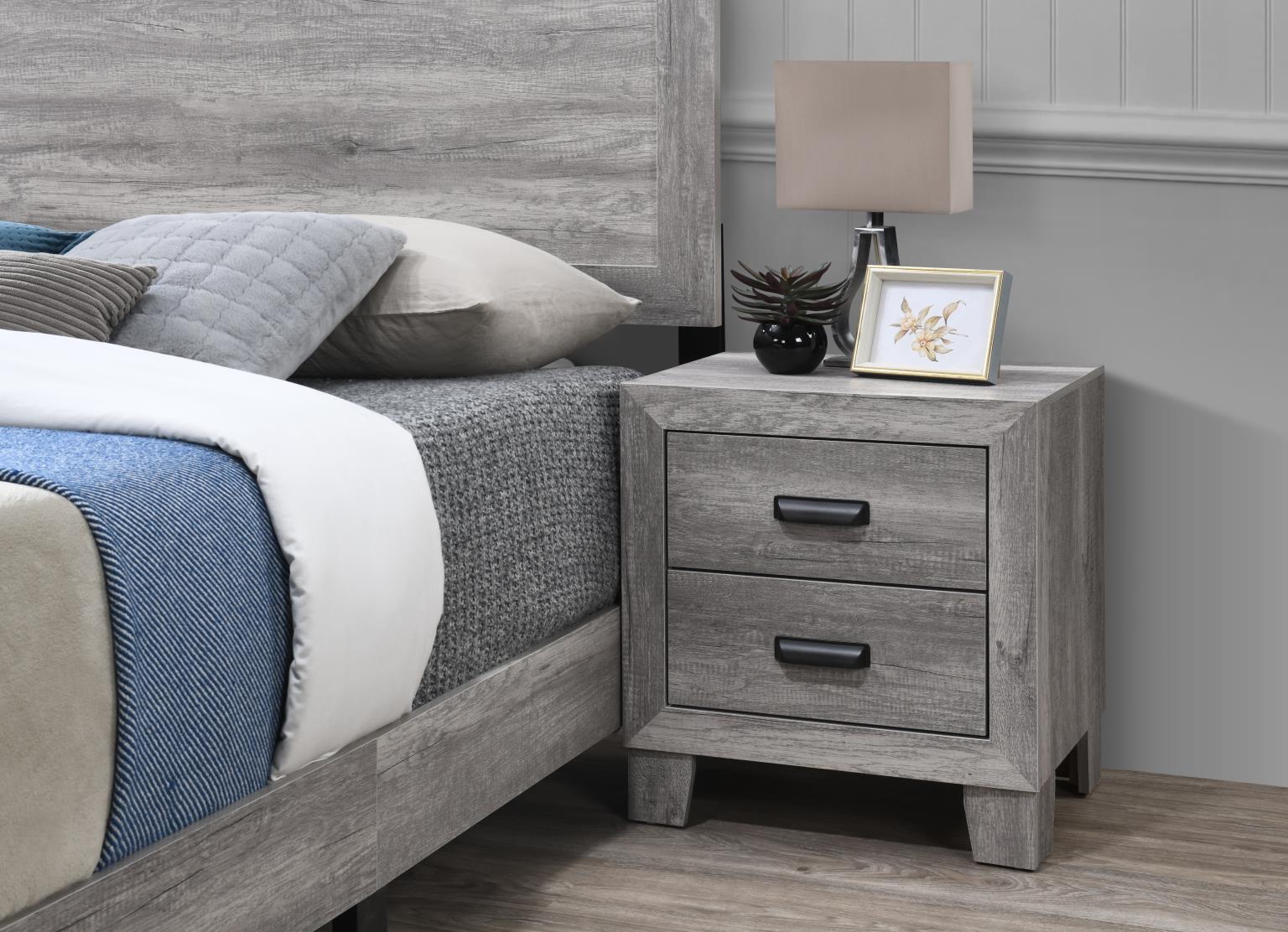 GRAY WASH KING BED view 5