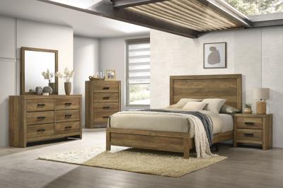 QUEEN BED-DRESSER-MIRROR