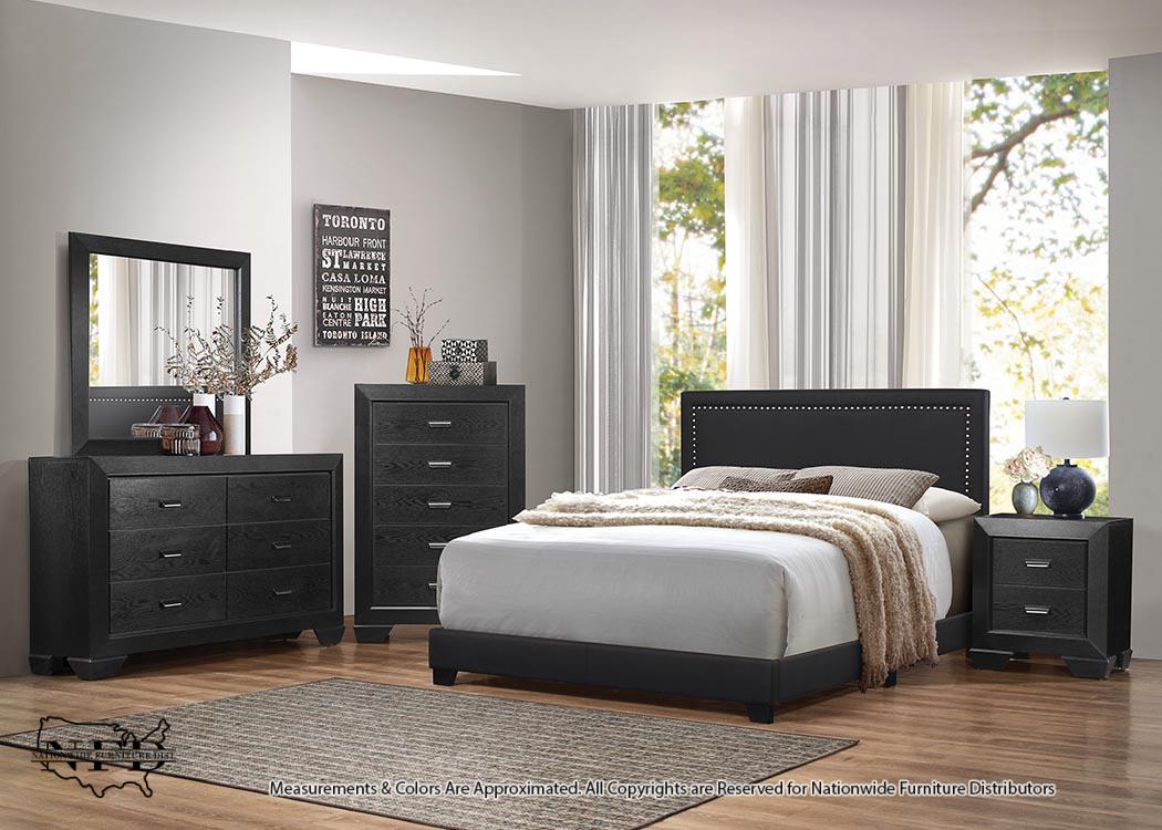 Dresser, Mirror and Queen Bed