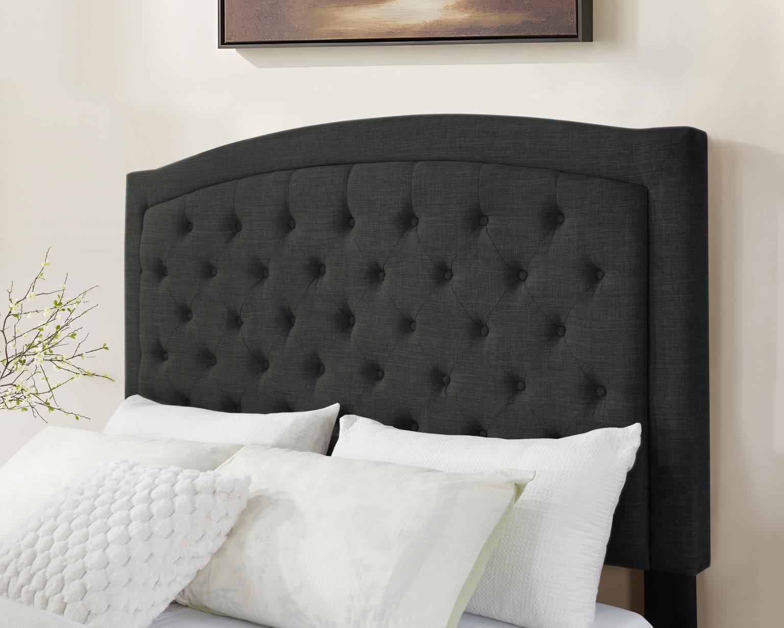 CHARCOAL GRAY FULL BED view 3