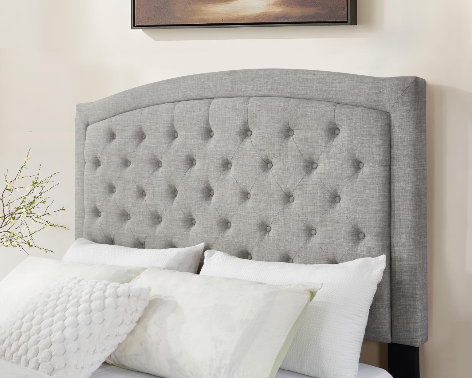 LIGHT GRAY FULL BED view 3