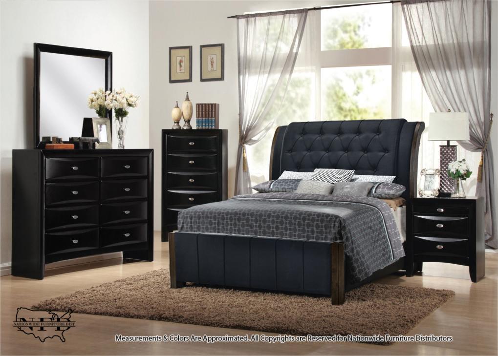 Dresser, Mirror and Queen Bed