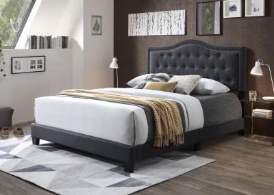 BLACK KING BED