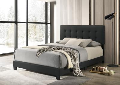 BLACK QUEEN BED