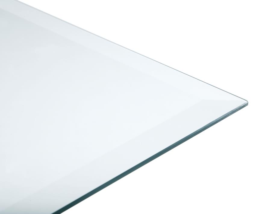 Glass Tops 52x27-inch 6mm Rectangular Clear Tempered Glass Top view 3