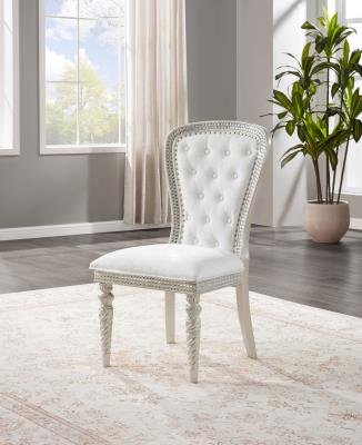 SILVER SIDE CHAIR