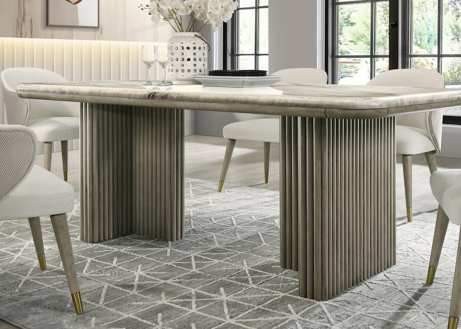 GRAY OAK/TILTON IVORY DINING CHAIR (2/BOX) view 4