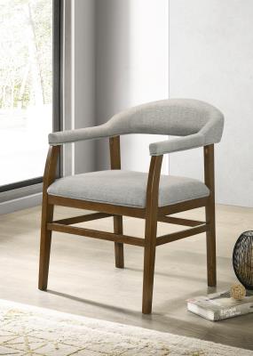DARK WALNUT DINING CHAIR (2/BOX)