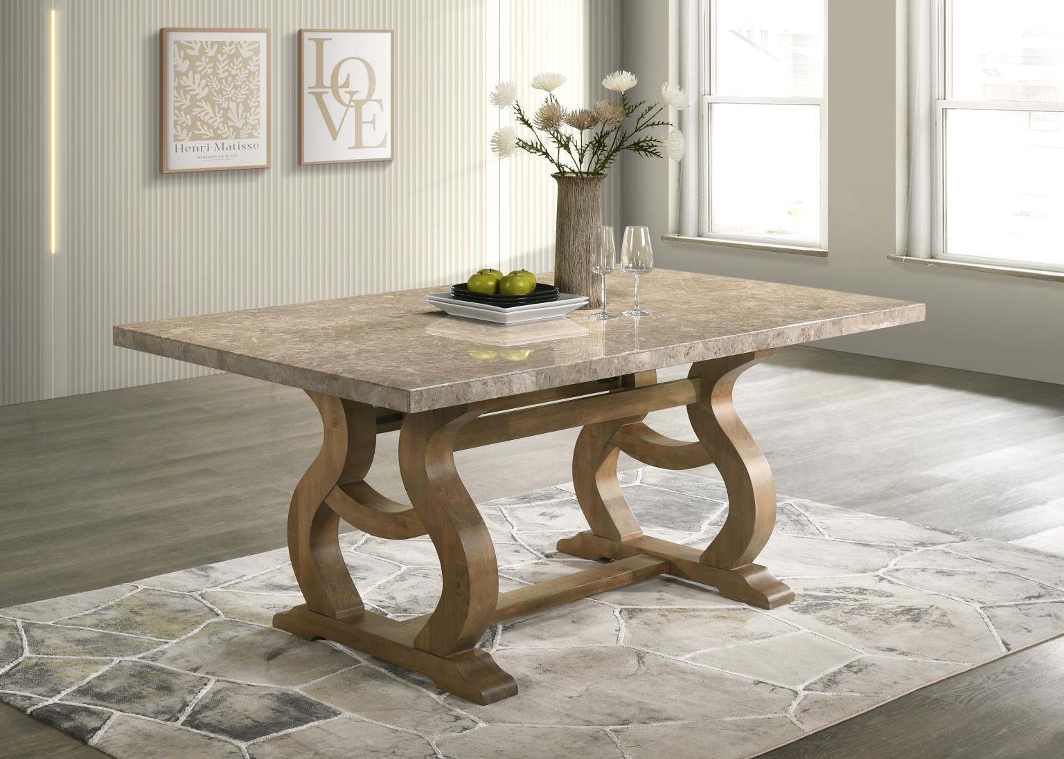 DINING TABLE & 4 SIDE CHAIRS view 3