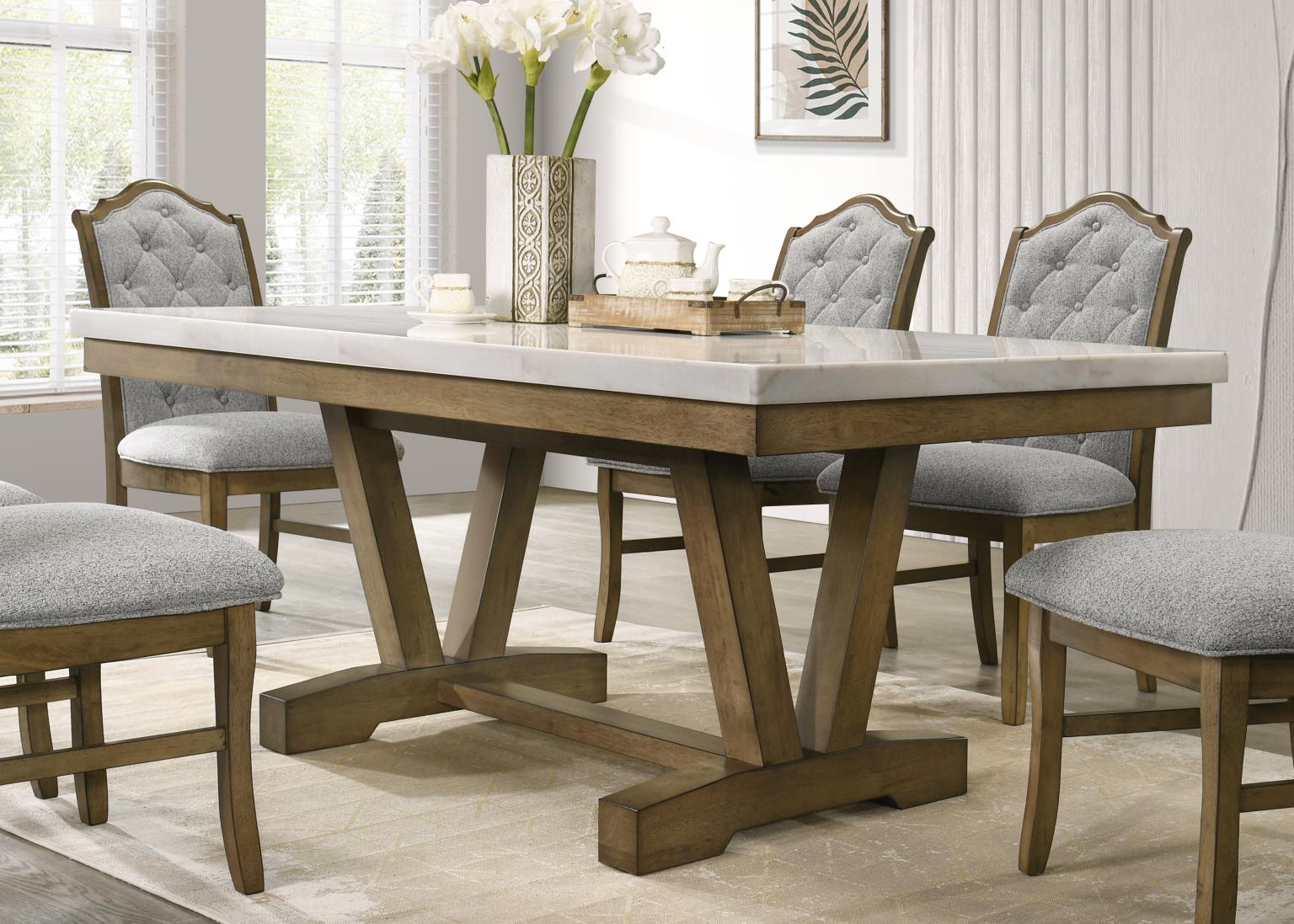 DARK DRY BRUSH DINING CHAIR (2/BOX).... view 4