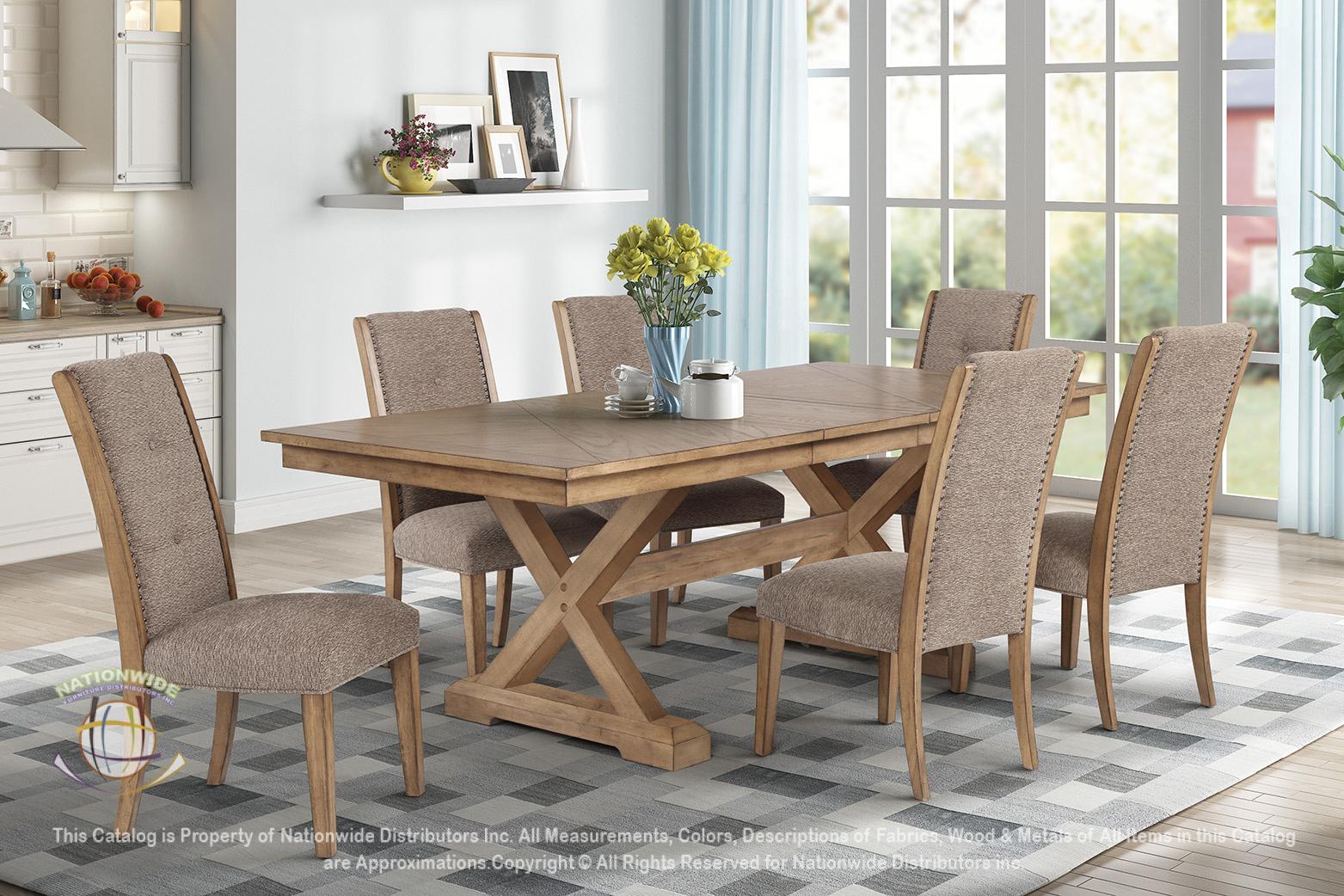 Dining Table & Base and 6 x Side Chair