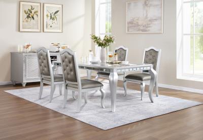DINING TABLE & 4 SIDE CHAIRS