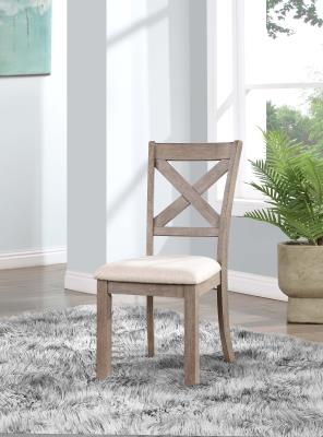 GRAY DINING SIDE CHAIR